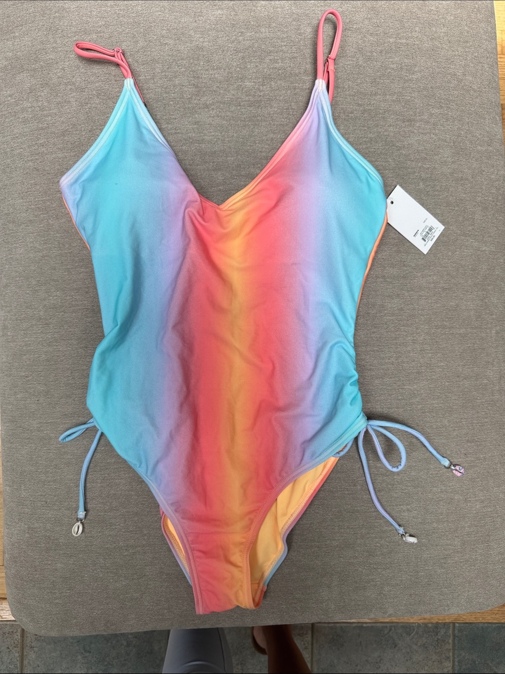Kohl's Ombre Daze Rainbow One-Piece Swimsuit - Pink, Blue, Yellow
